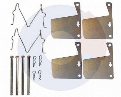 CARRAB BRAKE PARTS 2014 -  Комплектующие, колодки дискового тормоза